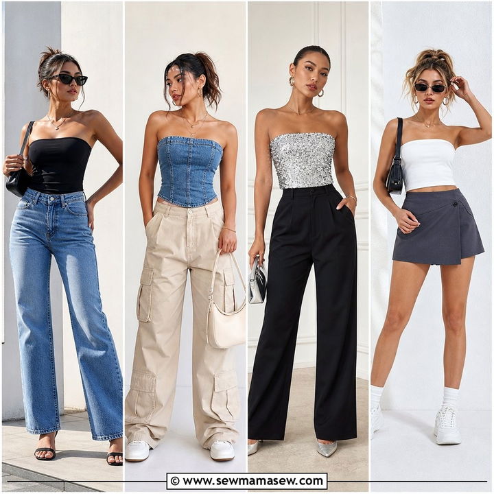 20 Going Out Tube Top Outfit Ideas for Chic Weekend Nights