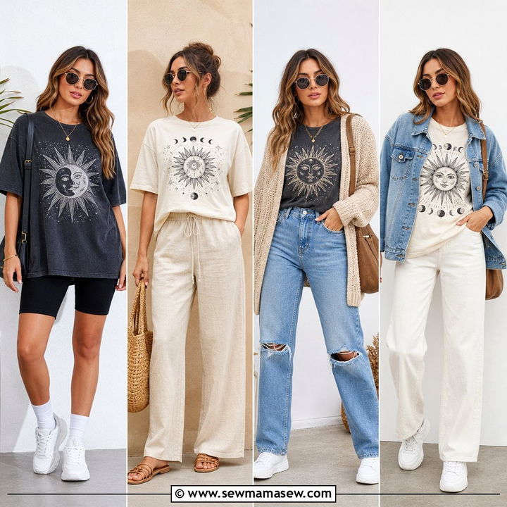 20 Graphic Tee Outfit Ideas for Cool, Casual Everyday Style