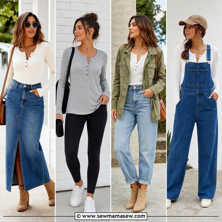 20 Henley Top Outfit Ideas for Effortless Layered Style