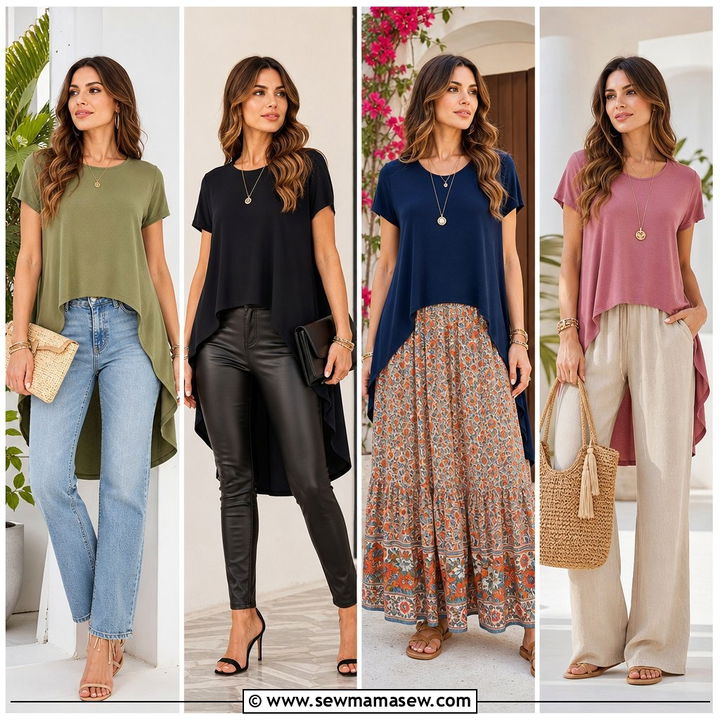 20 High Low Top Outfit Ideas for Flattering Everyday Style