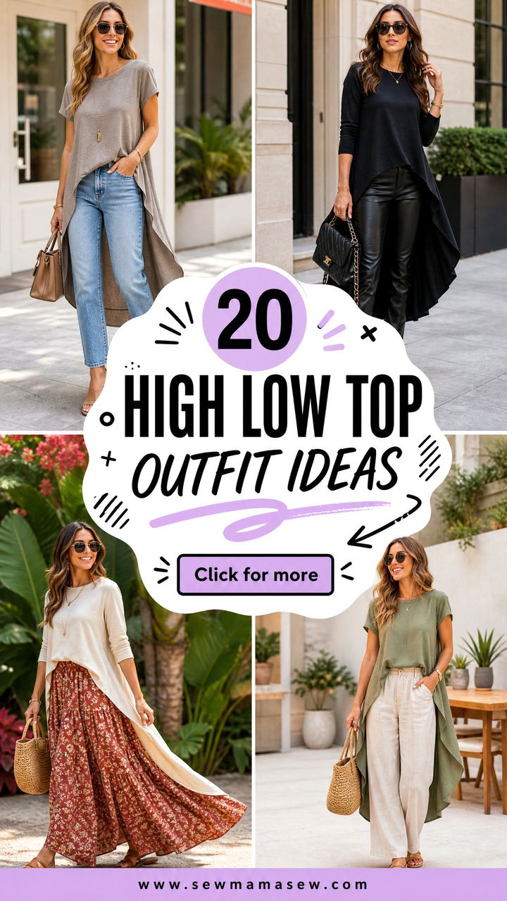 20 High Low Top Outfit Ideas for Flattering Everyday Style - 20 High Low Top Outfit Ideas for Flattering Everyday Style