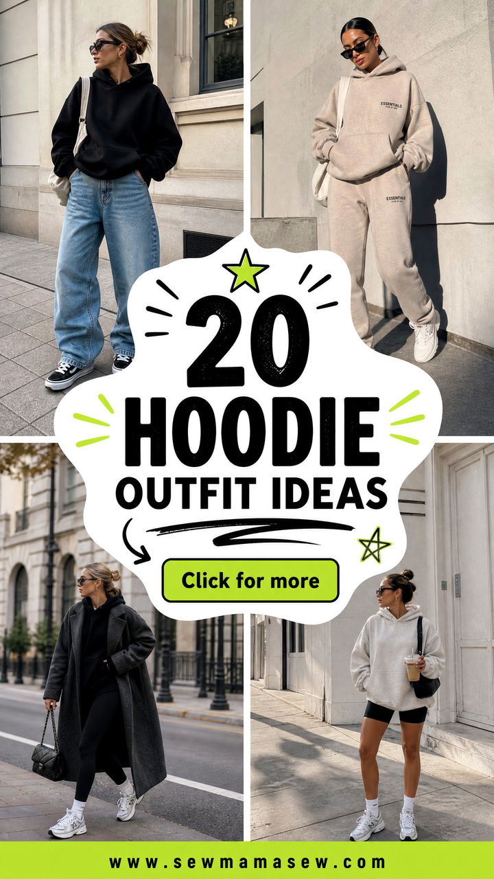 20 Hoodie Outfit Ideas for Cozy On-Trend Everyday Style - 20 Hoodie Outfit Ideas for Cozy, On-Trend Everyday Style