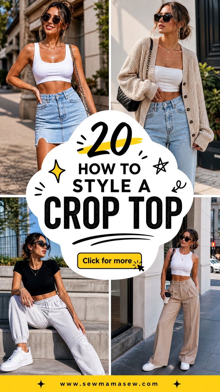 20 How to Style a Crop Top for Chic Confident Summer Outfits - 20 How to Style a Crop Top for Chic, Confident Summer Outfits