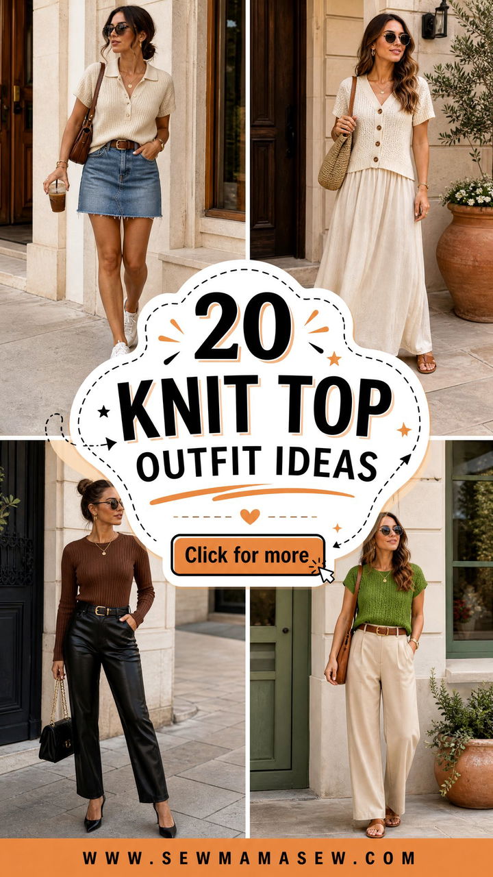 20 Knit Top Outfit Ideas for Cozy Polished Everyday Style - 20 Knit Top Outfit Ideas for Cozy, Polished Everyday Style