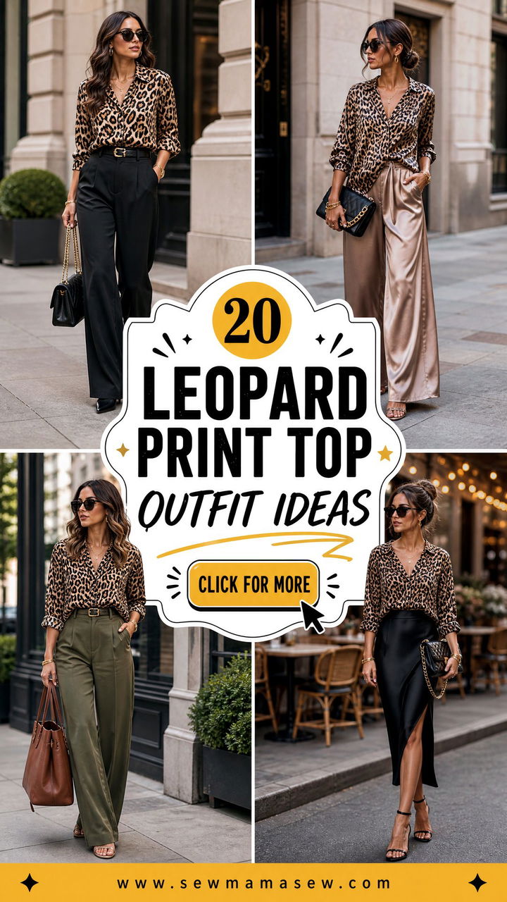 20 Leopard Print Top Outfit Ideas for Bold Everyday Style - 20 Leopard Print Top Outfit Ideas for Bold Everyday Style