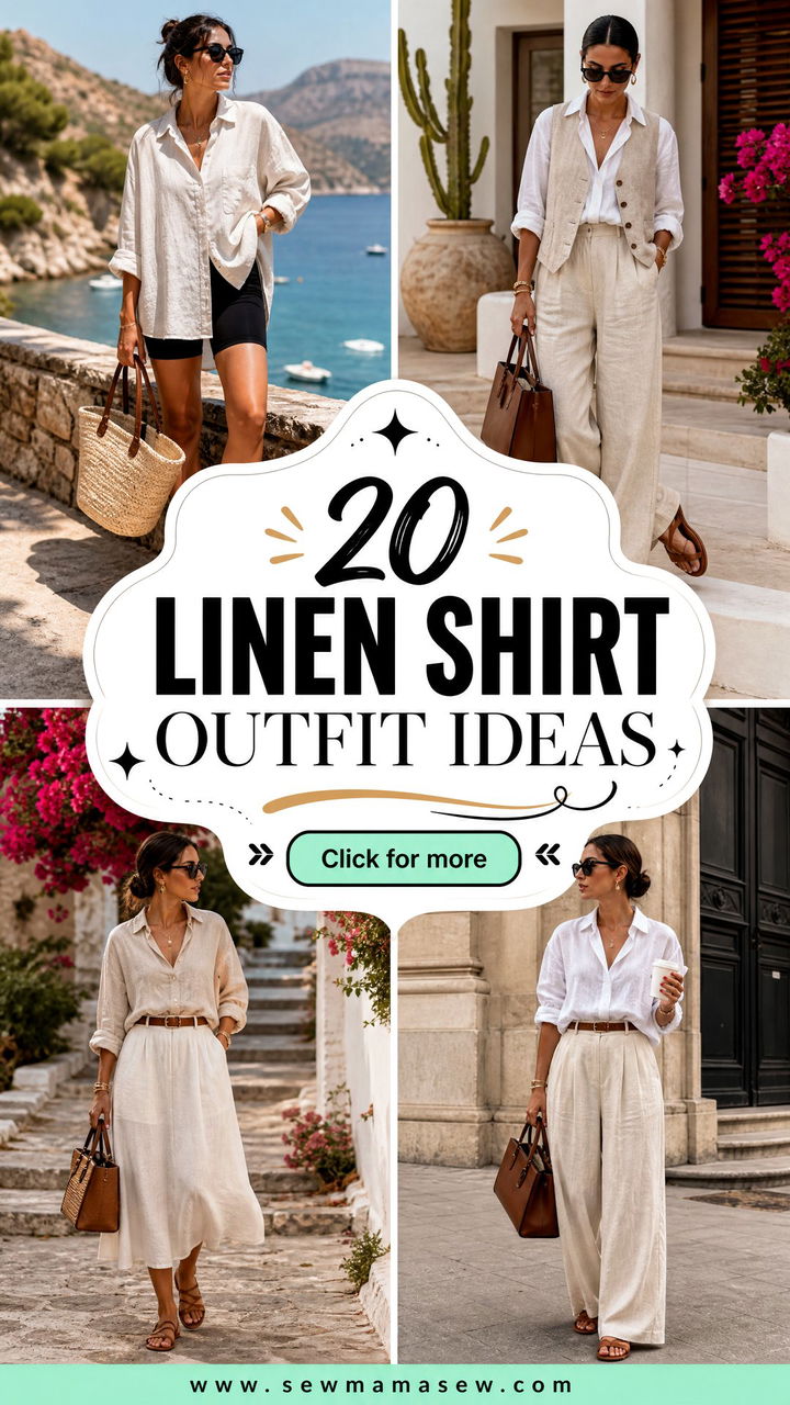 20 Linen Shirt Outfit Ideas for Effortless Warm-Weather Chic - 20 Linen Shirt Outfit Ideas for Effortless Warm-Weather Chic