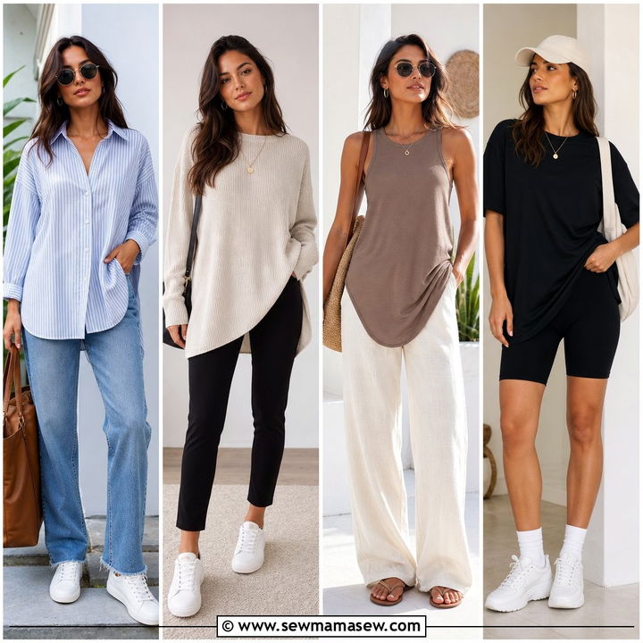 20 Longline Top Outfit Ideas for Effortless Everyday Style