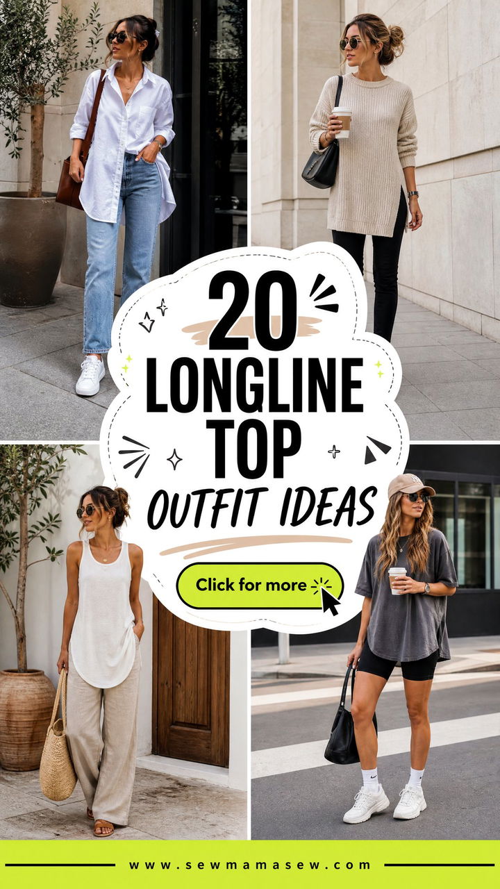 20 Longline Top Outfit Ideas for Effortless Everyday Style - 20 Longline Top Outfit Ideas for Effortless Everyday Style