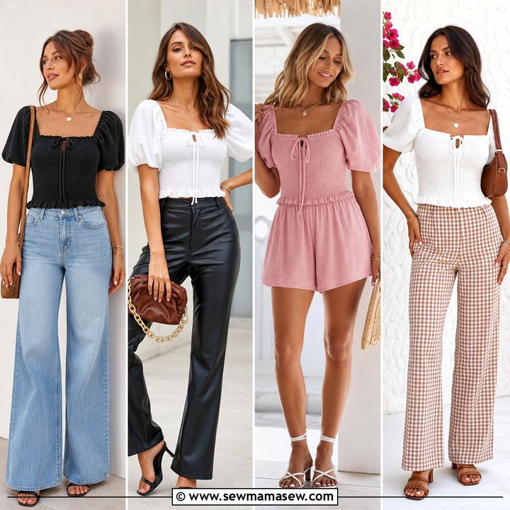 20 Milkmaid Top Outfit Ideas for a Romantic Summer Look