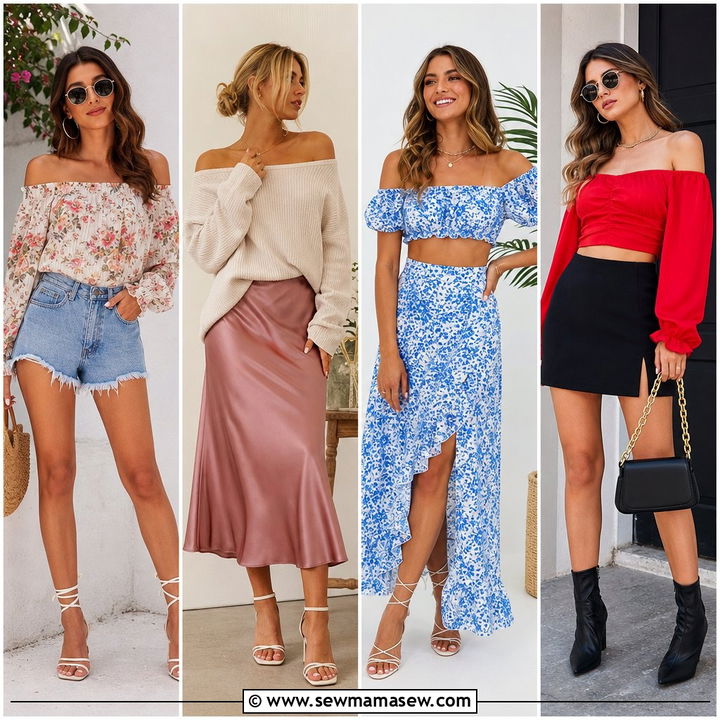 20 Off Shoulder Top Outfit Ideas for Chic Summer Nights