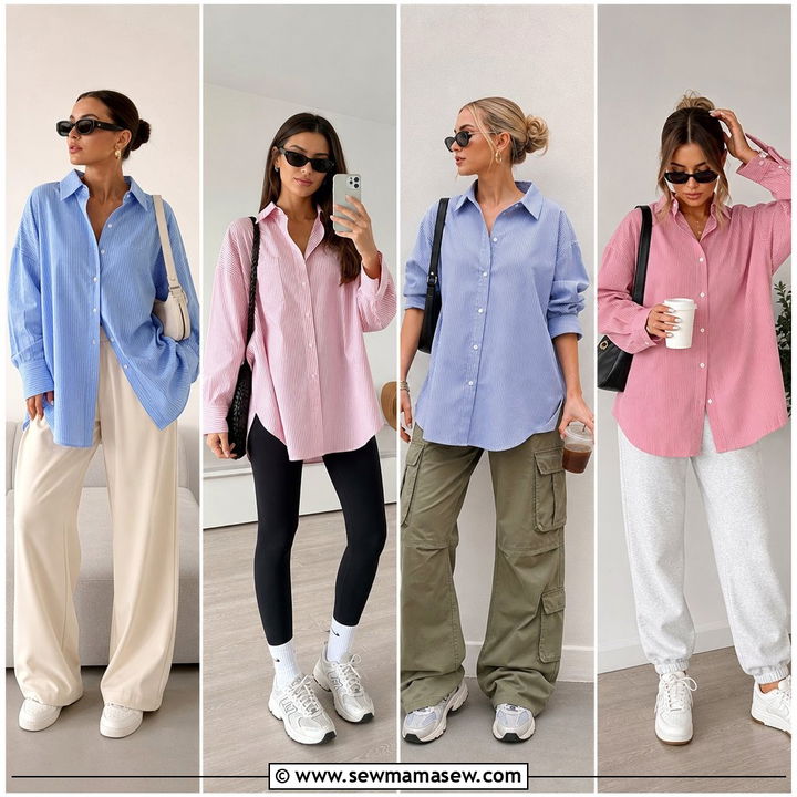 20 Oversized Button Up Outfit Ideas for Effortless Style