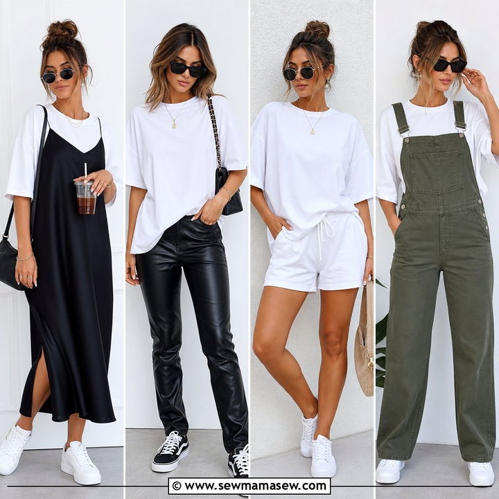 20 Oversized T Shirt Outfit Ideas for Cool, Casual Street Style