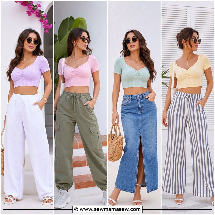 20 Pastel Crop Top Summer Outfit Ideas for Fresh Seasonal Style