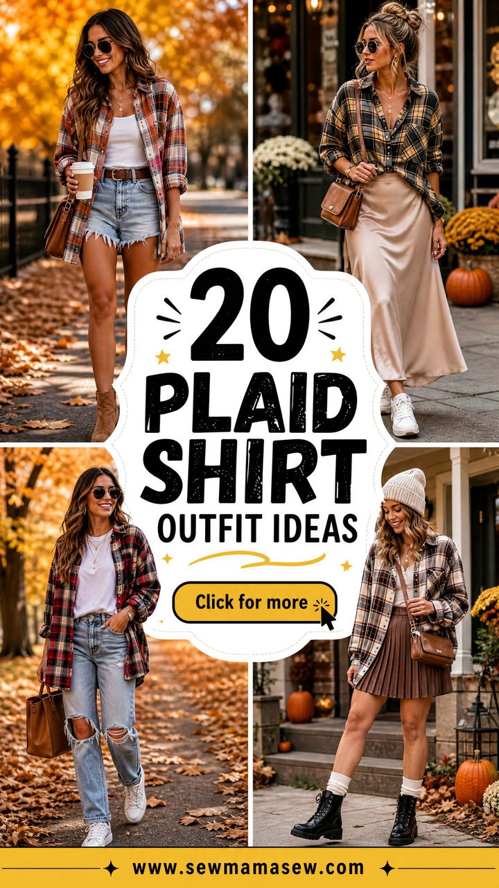 20 Plaid Shirt Outfit Ideas for Effortless Fall Style - 20 Plaid Shirt Outfit Ideas for Effortless Fall Style