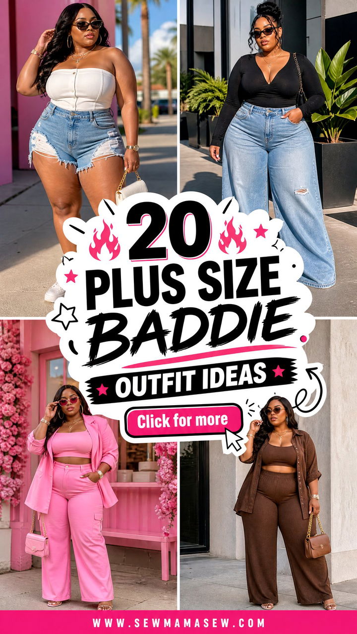 20 Plus Size Baddie Outfit Ideas for Bold Confident Style - 20 Plus Size Baddie Outfit Ideas for Bold, Confident Style