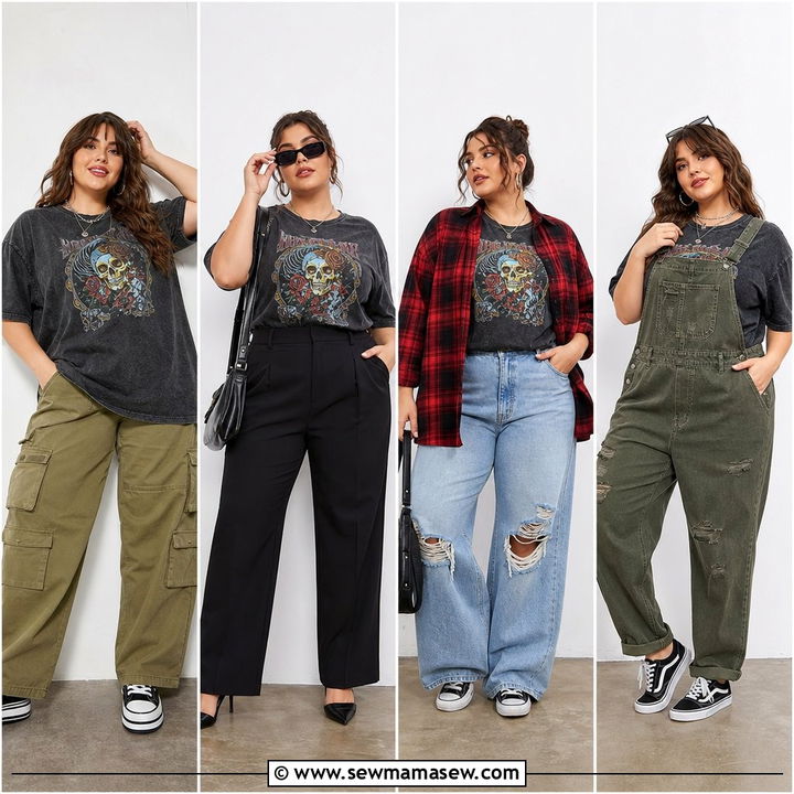 20 Plus Size Band Tee Outfit Ideas for Edgy Everyday Style