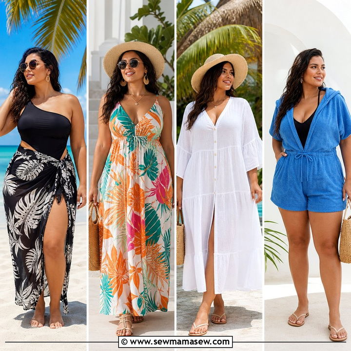 20 Plus Size Beach Summer Outfit Ideas for Sunny Vacation Days