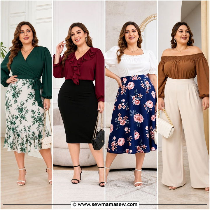 20 Plus Size Blouse Outfit Ideas for Polished Everyday Looks