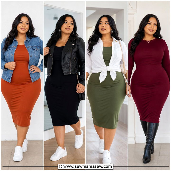 20 Plus Size Bodycon Dress Outfit Ideas for Confident Nights