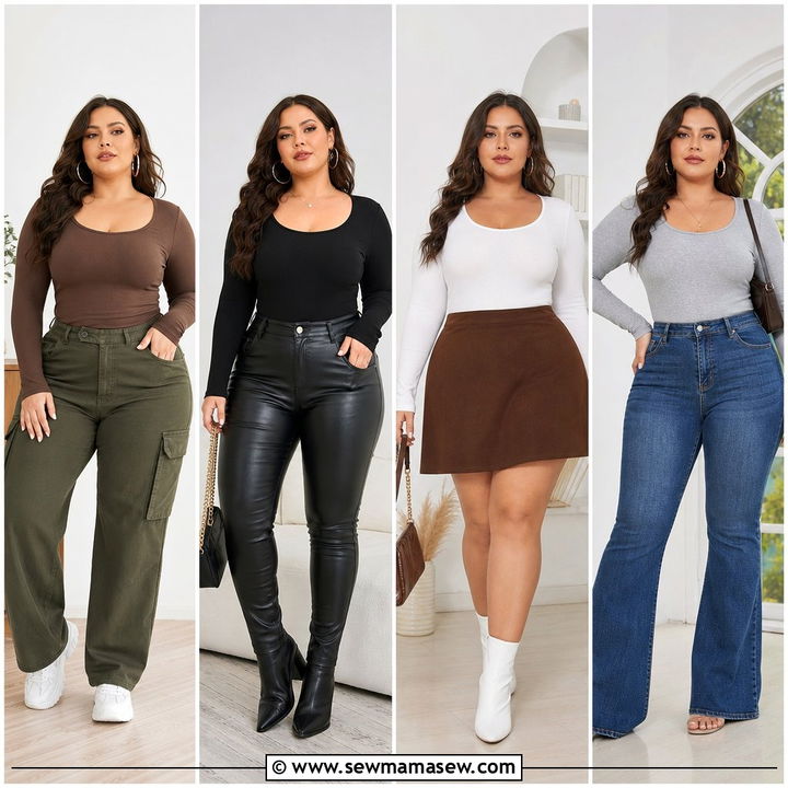 20 Plus Size Bodycon Top Outfit Ideas for Bold Polished Looks