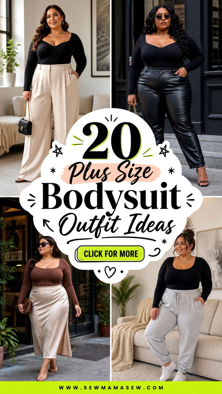 20 Plus Size Bodysuit Outfit Ideas for Confident Everyday Style - 20 Plus Size Bodysuit Outfit Ideas for Confident Everyday Style