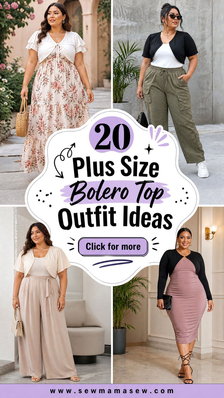 20 Plus Size Bolero Top Outfit Ideas for Modern Layered Looks - 20 Plus Size Bolero Top Outfit Ideas for Modern Layered Looks