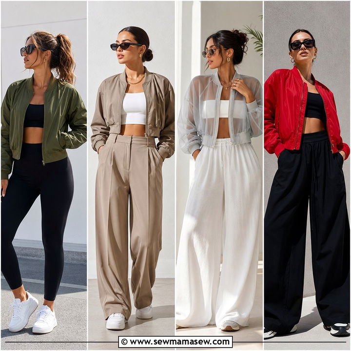 20 Plus Size Bomber Jacket Outfit Ideas for Cool Street Style
