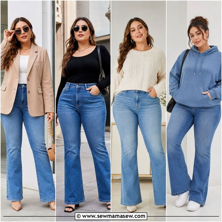 20 Plus Size Bootcut Jeans Outfit Ideas for Flattering Looks