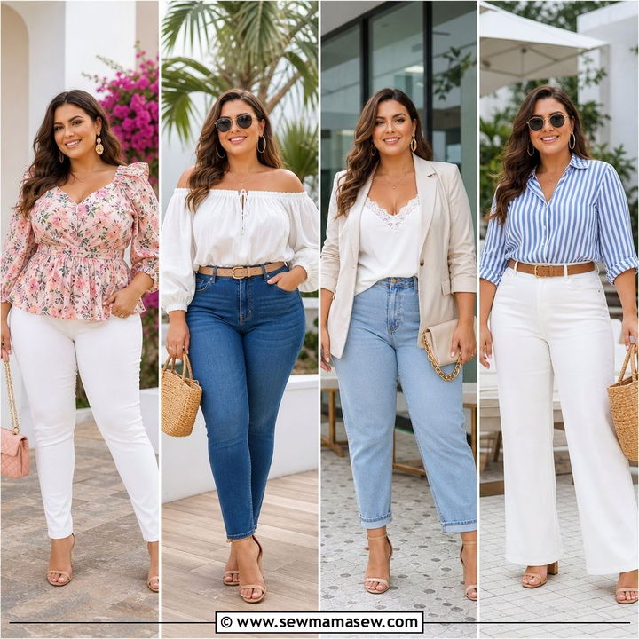 20 Plus Size Brunch Top Outfit Ideas for Stylish Weekends