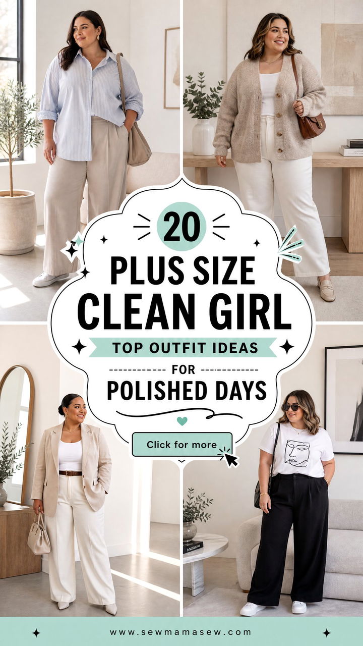 20 Plus Size Clean Girl Top Outfit Ideas for Polished Days - 20 Plus Size Clean Girl Top Outfit Ideas for Polished Days