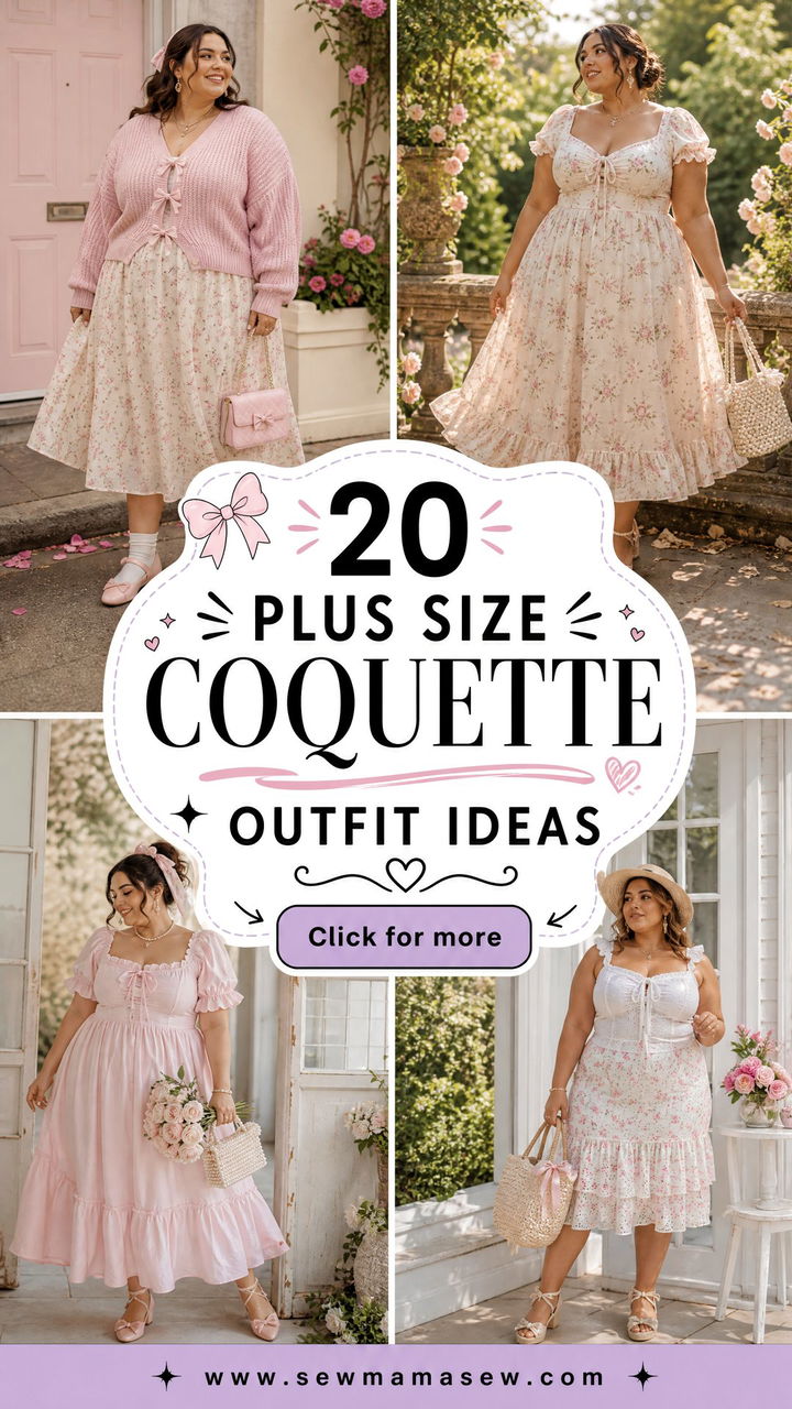 20 Plus Size Coquette Outfit Ideas for Dreamy Feminine Style - 20 Plus Size Coquette Outfit Ideas for Dreamy, Feminine Style