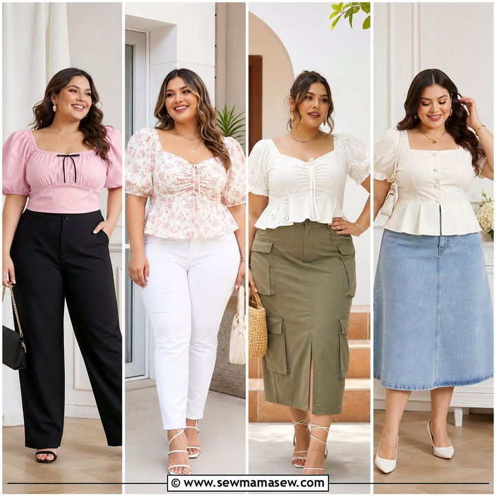 20 Plus Size Coquette Top Outfit Ideas for a Sweet, Trendy Look