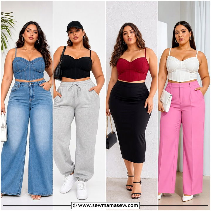 20 Plus Size Corset Crop Top Outfit Ideas for a Chic Night Out