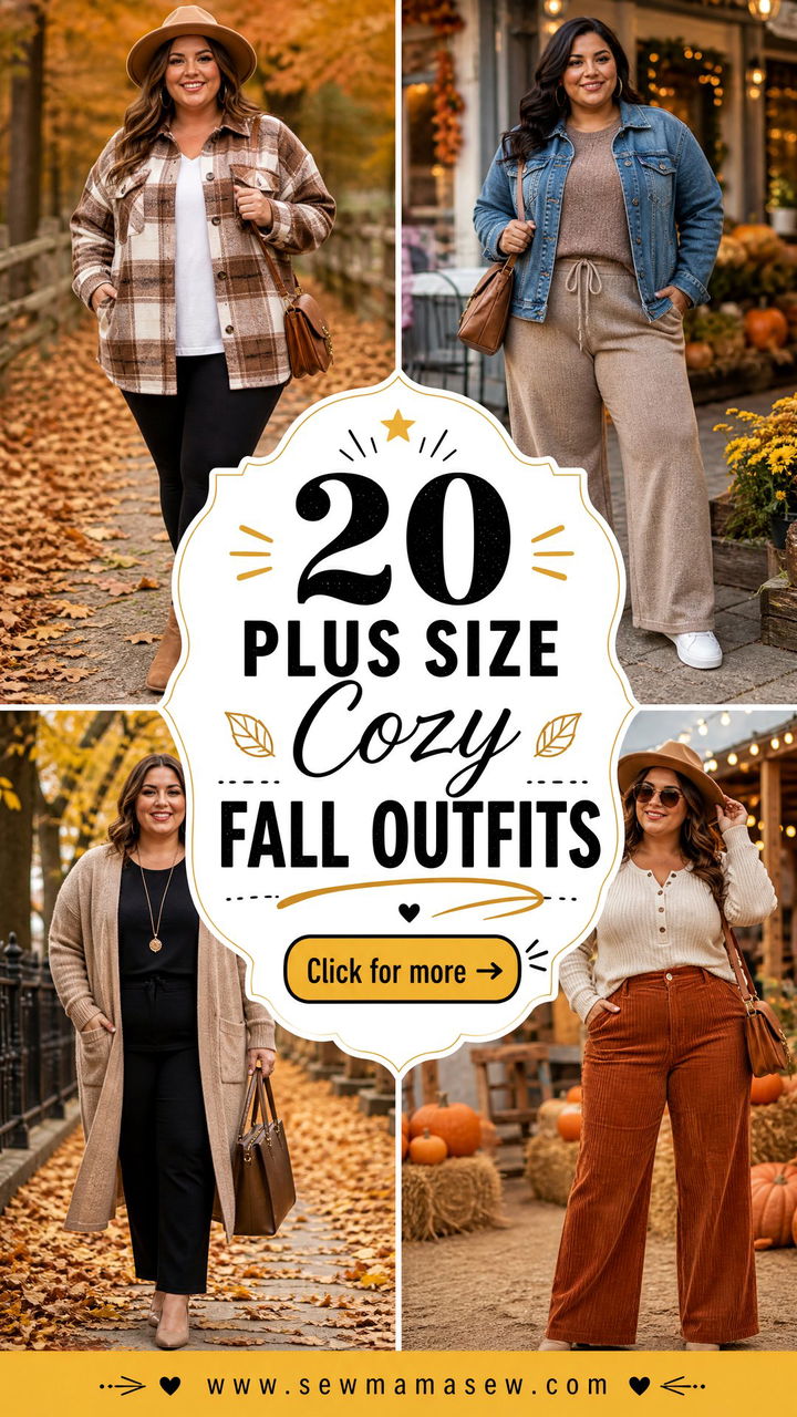 20 Plus Size Cozy Fall Outfits for Effortless Seasonal Style - 20 Plus Size Cozy Fall Outfits for Effortless Seasonal Style