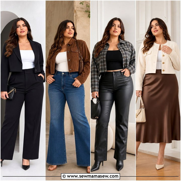 20 Plus Size Cropped Jacket Outfit Ideas for Stylish Layers