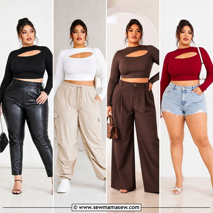 20 Plus Size Cut Out Top Outfit Ideas for Bold Summer Style
