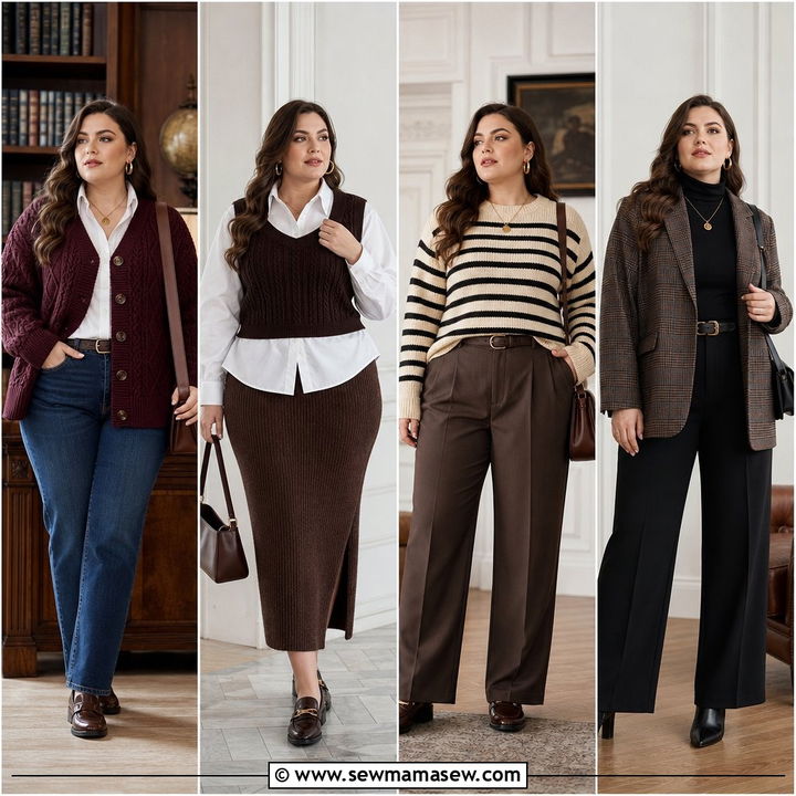 20 Plus Size Dark Academia Outfit Ideas for Moody Fall Style
