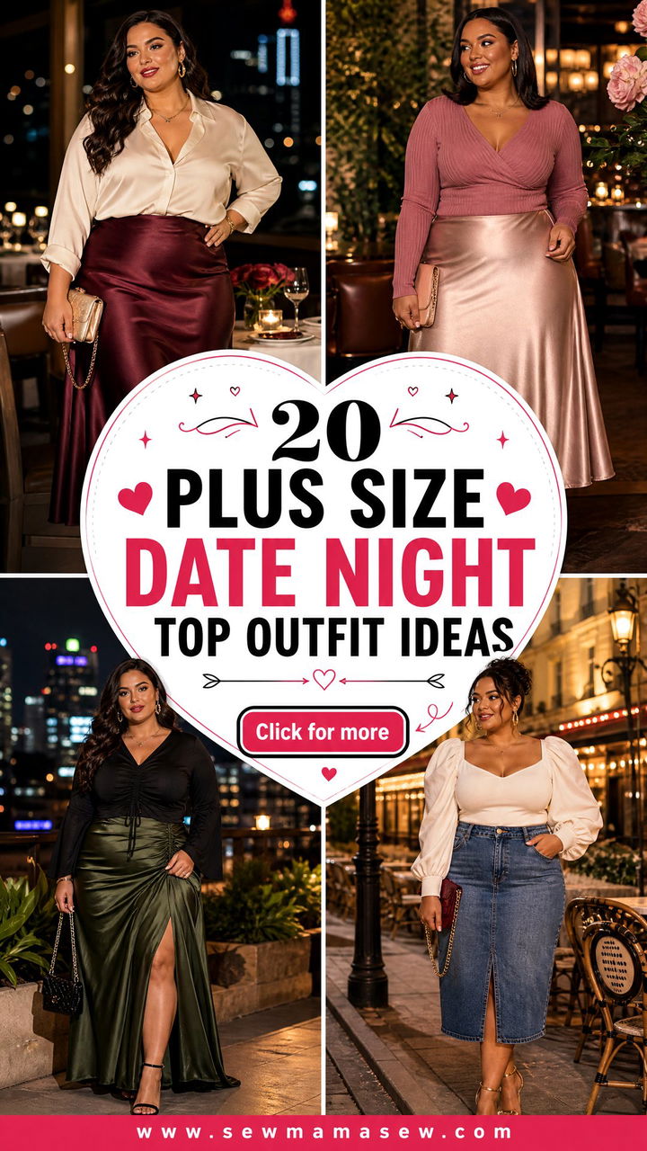 20 Plus Size Date Night Top Outfit Ideas for Romantic Looks - 20 Plus Size Date Night Top Outfit Ideas for Romantic Looks