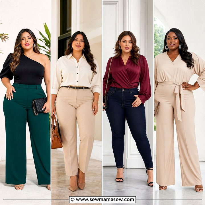 20 Plus Size Dressy Top Outfit Ideas for Polished Events