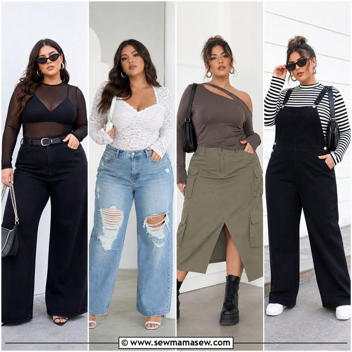 20 Plus Size Edgy Top Outfit Ideas for Bold Nights Out