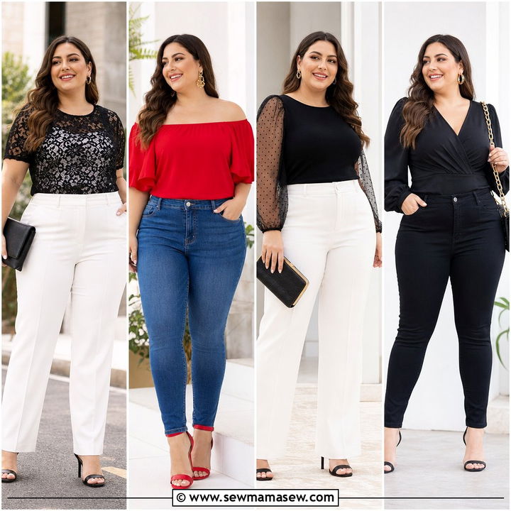 20 Plus Size Elegant Top Outfit Ideas for Timeless Glam