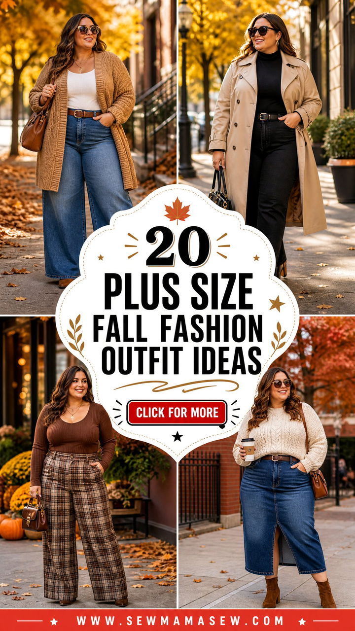 20 Plus Size Fall Fashion Outfit Ideas for Chic Autumn Style - 20 Plus Size Fall Fashion Outfit Ideas for Chic Autumn Style