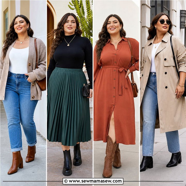 20 Plus Size Fall Outfit Ideas With Boots for Cozy Days