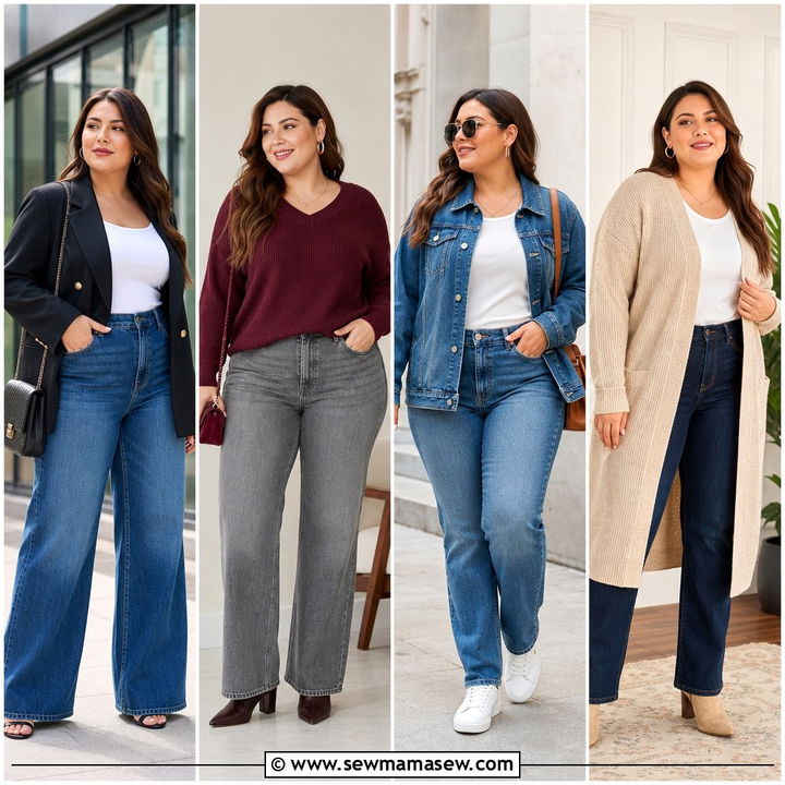 20 Plus Size Fall Outfit Ideas With Jeans for Easy Chic
