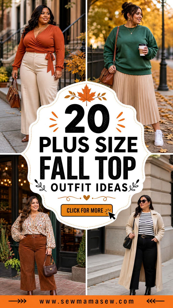 20 Plus Size Fall Top Outfit Ideas for Chic Seasonal Layers - 20 Plus Size Fall Top Outfit Ideas for Chic Seasonal Layers