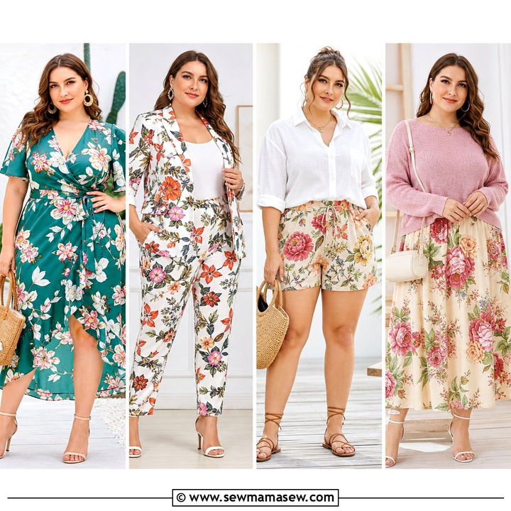 20 Plus Size Floral Print Outfit Ideas to Refresh Your Style