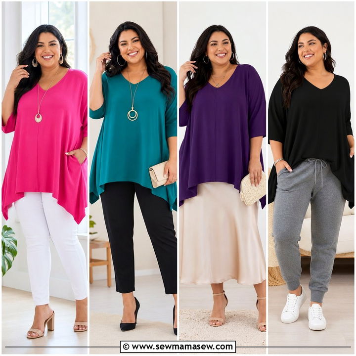 20 Plus Size Flowy Tunic Top Outfit Ideas for Easy Style