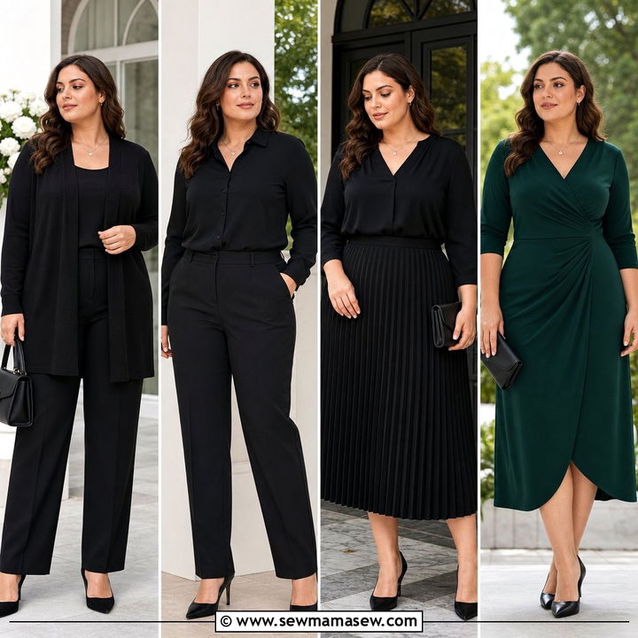 20 Plus Size Funeral Outfit Ideas for a Respectful Polished Look