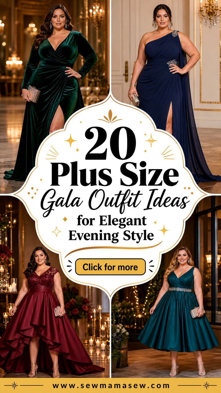 20 Plus Size Gala Outfit Ideas for Elegant Evening Style - 20 Plus Size Gala Outfit Ideas for Elegant Evening Style