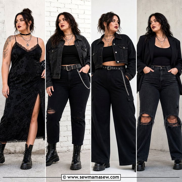 20 Plus Size Grunge Outfit Ideas for an Edgy Style Refresh
